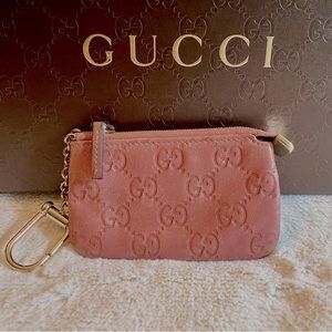 Gucci Guccissima Leather Coin/Key Pouch